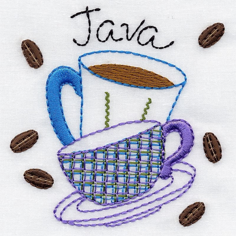 (3 pack) Stitcher's Revolution Java Break Iron OnTransfer Pattern for Embroidery, 12 Designs