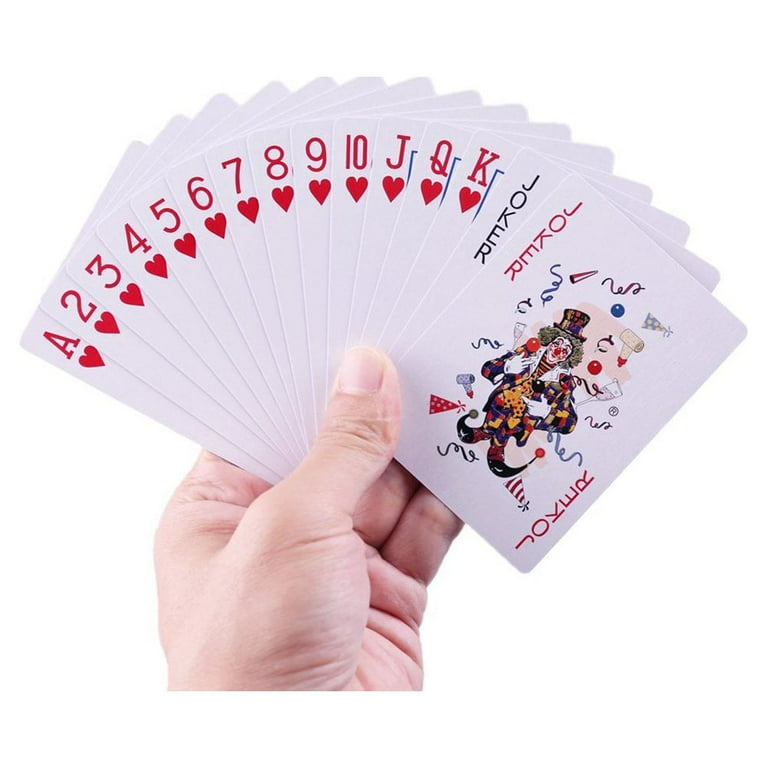  Single Blue Deck Standard Playing Cards (Wide Size, Regular  Index) : Toys & Games