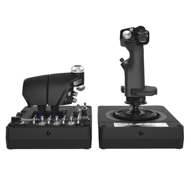 PC用ゲームコントローラー・コンバーター Logitech X-56 HOTAS Logitech G X56 H.O.T.A.S. RGB Throttle and Stick Simulation