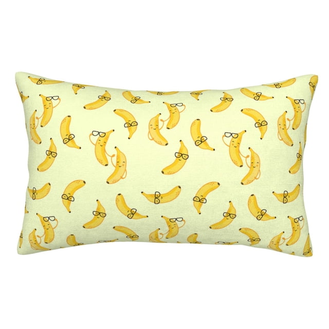 Balery Bananas Funda de Cojín Estampada, Regalos para Mujeres, Regalos de Amor para Ella, Regalos para Novia o Esposa, Funda de Almohada-20"x30"