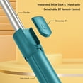 thumbnail image 2 of Portable Mini Selfie Stick Multifunctional Extendable Selfie Stick Desktop Phone Holder Tripod with Detachable Remote Control Max. Length 70cm for Live Stream Selfie Stick Group Photo Vlog Recording, 2 of 8