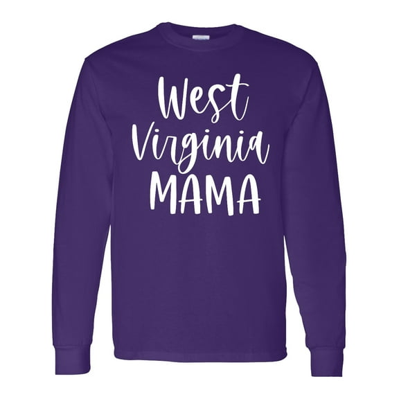Inktastic West Virginia Mama Long Sleeve T-Shirt