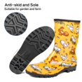 thumbnail image 4 of Botas de lluvia DKSUKO impermeables para mujer, color amarillo, 4 of 6