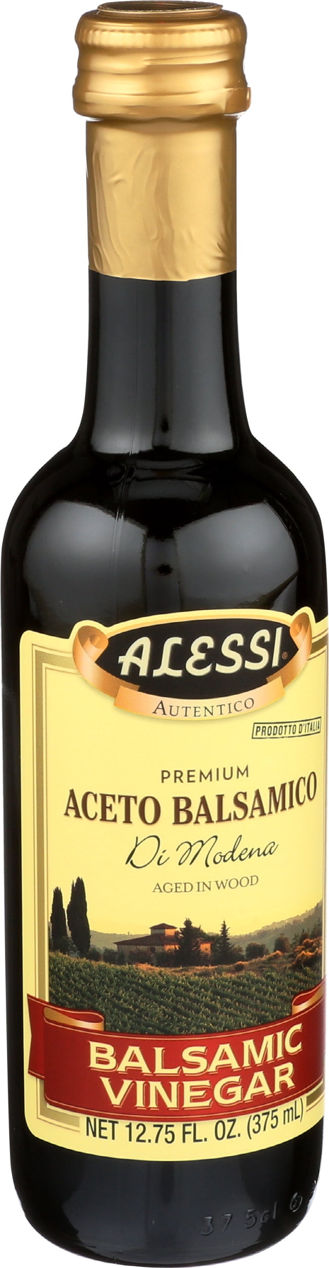 Pack of 6, Alessi Balsamic Vinegar, 12.75 oz