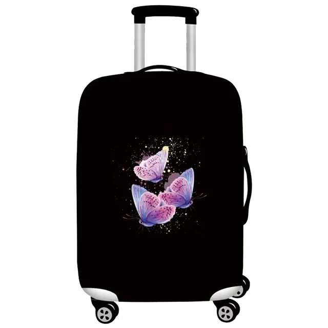 Housse de Protection pour Bagages Accessoires de Voyage Valise Anti-Poussière Résistante à l'Usure Série Papillon Étui de Protection Mode 2024 8Butterfly006 L