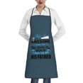 thumbnail image 2 of Dad Apron, Best Fathers Day Gift for Dad, Grandpa, Husband, Best Dad Ever Gifts, Waterproof Grilling Apron with Pockets, Durable Chef Bib for Cooking, Workshop, Gardening, Baking, Mens BBQ Apron, 2 of 9