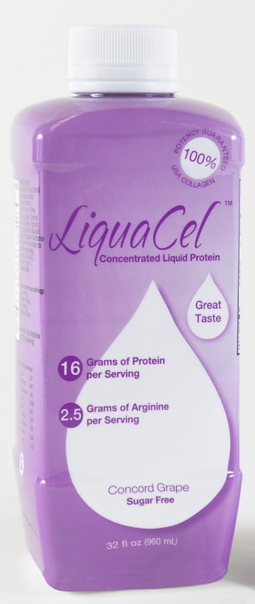 LiquaCel Grape Liquid Protein 32 oz., 2240 Cal, Sugar-free-1 Each