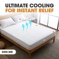 thumbnail image 3 of Cheer Collection Velvet Plush Waterproof Mattress Protector, 3 of 5
