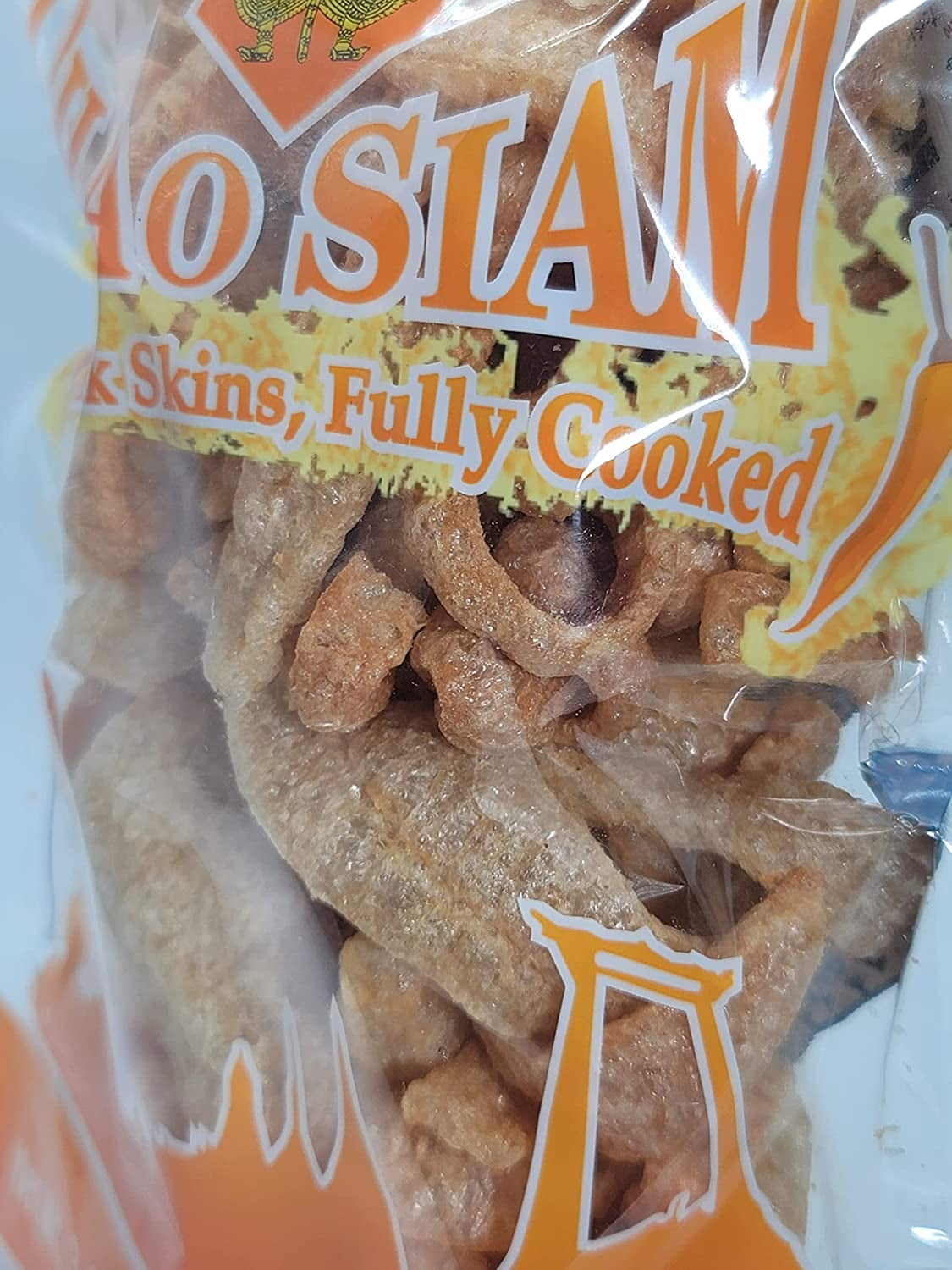 (2 pack) Chao Siam Fried Pork Skin Spicy