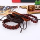 thumbnail image 4 of Fiudx Conjunto de Pulseras de Cuero, Pulseras Ajustables Estilo Cuerda, Joyería de Moda de 4 Piezas, Accesorios Versátiles para Cualquier Atuendo, Ideal para El Día a Día, Un Brazalete de Moda para M, 4 of 5