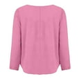 thumbnail image 5 of Neewe Womens Long Sleeve Shirts Casual Summer Fashion Ladie Tops Loose Fit Spring Lightweight Clothes Beach Vacation, 5 of 7
