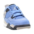 thumbnail image 2 of Jordan 4 Retro "UNC" (TD) Toddlers' Shoes University Blue-Black bq7670-400, 2 of 6