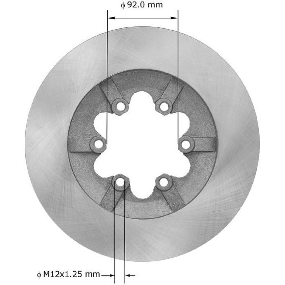 BENDIX PREMIUM PRT5906 - Disc Brake Rotor Fits select: 2009-2012 CHEVROLET COLORADO, 2009-2012 GMC CANYON