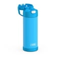 thumbnail image 3 of Thermos Kids Bouteille d'eau isotherme en acier inoxydable avec bec verseur et couvercle, 470ml, bleu électrique, 3 of 7