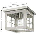 thumbnail image 2 of P350197-009-Progress Lighting-Hedgerow - 1 Light Flush Mount-Brushed Nickel Finish, 2 of 4