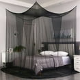 thumbnail image 5 of Christmas Saving Clearance! Sruiluo Mosquito Net Large Mosquito Net Bedroom Curtain Suitable For All Cribs And King-Size Beds Aesthetic Decor for Home Room Bathroom Bedroom, White, 83 x 75 x 95, 5 of 6