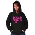 thumbnail image 4 of Breast Cancer Awareness Squad Goals Hoodie Sweatshirt Women Brisco Brands M, 4 of 6