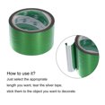 thumbnail image 3 of Green Metalized Tape 2.8 Inch x 55 Yards for Detailing Accent Wall, Graphic Arts, 3 of 5