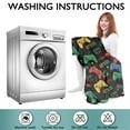 thumbnail image 6 of Wearable Oversized Blanket,Colorful Controllers Games Icons Black Pattern Wearable Blanket Hoodie for Adults,Cozy Hooded Blankets with Super Pockets,Super Warm Fuzzy Pullover for Women & Men, 6 of 6