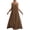 Coffee, variant on Spaghetti Strap Maxi Dress Cotton Linen Feel Sleeveless Summer Sundress Casual Loose Fit Flowy A-Line Long Beach Dress