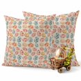thumbnail image 3 of Easter Decorative Throw Pillow Covers 20x20 Inch Set of 2 Easter Eggs Home Decor Pillow Cases for Couch, Colorful Eggs Retro Cushion Case for Living Room Bedroom Bed Car Chair, 3 of 9