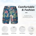 thumbnail image 5 of Xecao Colorful Flowers for Men's Swimming Trunks Swim Trunks Quick Dry Swim Shorts with Mesh Lining Funny Swimwear Bathing Suits, 5 of 9