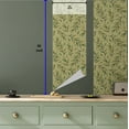 thumbnail image 5 of Ambesonne, Botanical Peel & Stick Wallpaper for Home, Summer Pattern of Leaves, 13"x36", Avocado Green Fern Green, 5 of 5