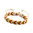 thumbnail image 4 of Pulsera Bohemia tejida a mano para parejas, portátil, regalo para hombres y mujeres, brazaletes ajustables para aniversario, cumpleaños, fiesta, damas, 4 of 8