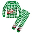 thumbnail image 1 of TIWEKE Pyjamas Rouges pour Fille, Ensemble de Noël pour Enfants Manches Longues Assorti Ensemble de Vacances Garçons Filles Enfants Pyjamas à Carreaux, Taille 10-12 Ans, 1 of 4