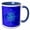 Blue/White, variant on 3drose, Turquoise Compass Rose on Blue Nautical Map of the Florida Keys., 11oz Mug