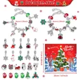 thumbnail image 3 of Calendario de cuenta regresiva para Navidad 2025, calendario de adviento, caja de regalo, caja creativa para pulseras de Papá Noel y muñeco de nieve para niñas, regalo de Año Nuevo, 3 of 5