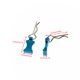 thumbnail image 5 of RC Crawler Shell Clips Pins Decoration Reemplazar la parte 1/10 1/8 KIT DE PIEZAS DE ACTUALIZACIÓN Reemplazo de accesorios para TRAXXAS TRX4 Blue Pack of 4 seitruly FN001150-05, 5 of 7