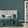 thumbnail image 2 of Hedgerow Teal Wallpaper, 2 of 4