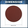 thumbnail image 6 of Unique Bargains Sanding Discs, 7 Inch Automotive Repair Round Hook and Loop Sandpaper Aluminum Oxide Red, 30 Pcs 60 Grit, 6 of 7