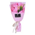 thumbnail image 1 of Ramo de rosas artificiales de 7 cabezas, hecho a mano, con pétalos de flores de jabón, ideal como decoración para aniversarios, cumpleaños, regalos para mujeres, madres, esposas y novias., 1 of 8