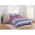 thumbnail image 5 of The Pioneer Woman Blue Heritage Floral Cotton Quilt, King, 5 of 11