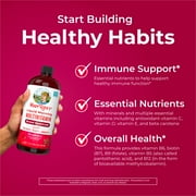 MaryRuths Morning Multivitamin Liquid, Raspberry Flavor, Vegan, Non-GMO, Unisex, with Vitamins C and D, 1 Count, 32 fl oz