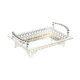 thumbnail image 2 of Bandeja rectangular para servir, frutero, bandeja para mostrador de cocina, elegante para servir para comedor, dormitorio, baño, pastel, maquillaje Plata, 2 of 9