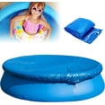 thumbnail image 5 of Luniquz 6/8/10/12/15 FT Round Inflatable Above Ground Pool Cover, Outdoor Swimming Pool Cover, Paddling Pool Protector, Dustproof Waterproof Prevent Leaves, Prevent from Debris Pool Cover, 5 of 7