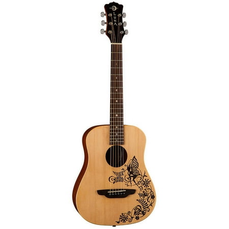 Luna Safari Fantasy Travel Guitar w/ Gigbag