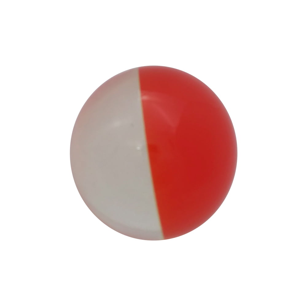 80 mm Two Tone Zeekio Contact Juggling Ball Orange/Clear 