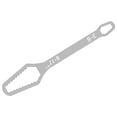 thumbnail image 2 of Llave de doble extremo Llave ajustable universal Tuercas para tornillos Herramientas manuales para exteriores Plata, 2 of 9