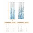 thumbnail image 6 of Blue Blackout Curtains for Bedroom/Living Room, Polka Dots Watercolor Abstract Art Thermal Insulated Kitchen Drapes with Grommets, Light Blocking Window Treatment, 2 Panels 52" x 90", 6 of 7
