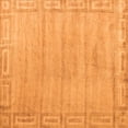 thumbnail image 1 of Ahgly Company Indoor Square Abstract Orange Modern Area Rugs, 4' Square, 1 of 4