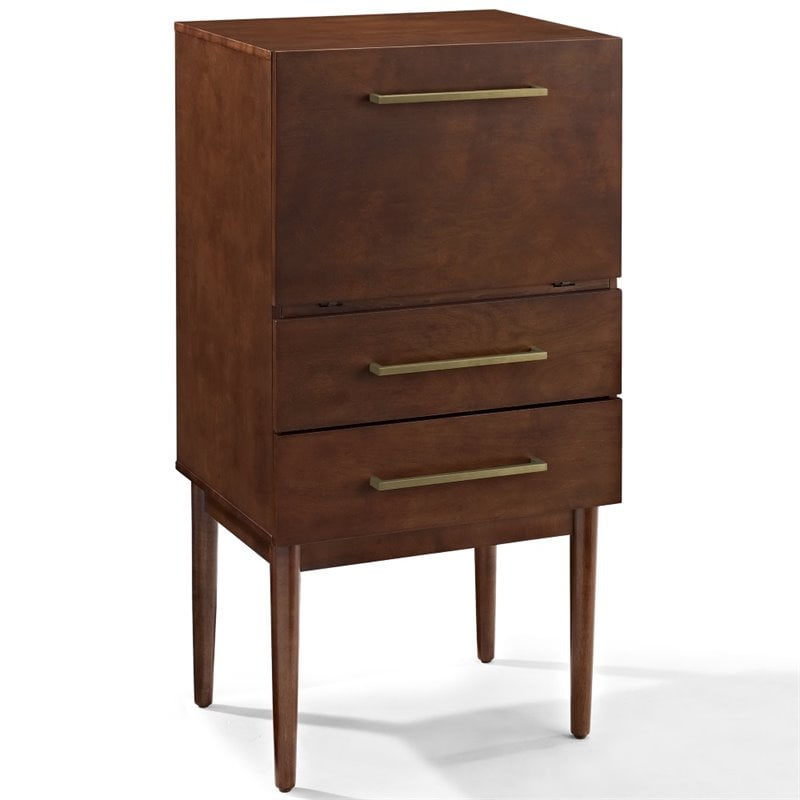 Everett Spirit Cabinet - Mahogany - Crosley