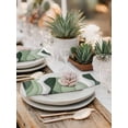 thumbnail image 6 of Cloth Napkins 1 Piece - 20x20 Inches, Sage Green Ombre Washable Reusable Table Napkins, Modern Moire Geometric Abstract Soft & Absortbent Dining Napkin for Party Wedding Hotel Restaurant, 6 of 8