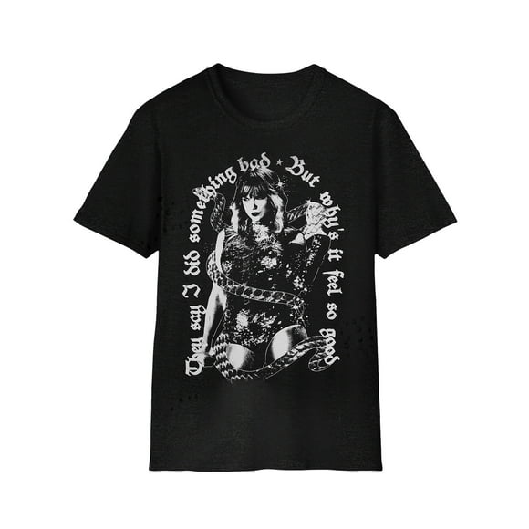 TayIor Sw1ft Shirts, Tylor Sw1ft Merch, Tylor Sw1ft ,Women's Fashion Casual Printed Round Neck Short Sleeve Shirts Blouse Women Graphic Music Lover Shirts TKFASHION Black XXXL