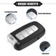 thumbnail image 3 of Carcasa para llave remota de entrada sin llave de 4 botones, compatible con Hyundai Sonata Elantra Sedan Veloster, carcasa negra duradera para llave con hoja sin chip, 3 of 7