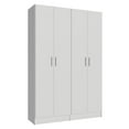 thumbnail image 3 of Madesa Garage Set 2 Pantry Storage Cabinet with 10 Utility Shelves 47"L Wooden Organization Unit for Garage - White, 3 of 11