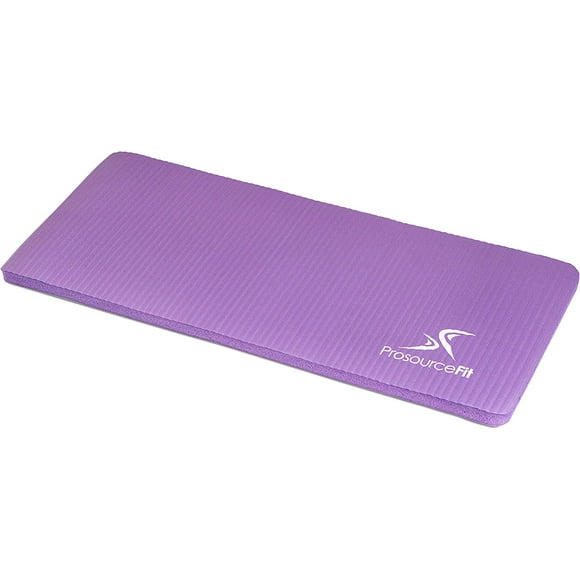 ProsourceFit Yoga Knee Pad and Elbow Cushion 15mm (5/8â€) Fits Standard Mats for Pain Free Joints in Yoga, Pilates, Floor Workouts, Purple